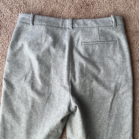 Wilfred Aritzia Grey Wool Blend Zip Pocket Trouser Pants - Picture 4 of 9
